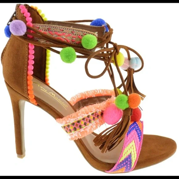 Anne Michelle Sandals Brown New In Box! - Picture 3 of 3